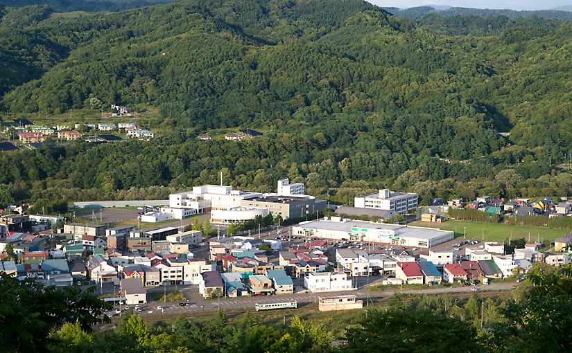 赤平ズリ山階段