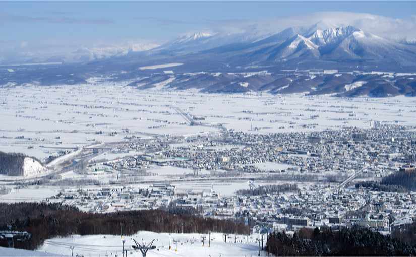 富良野スキー場俯瞰